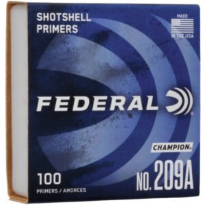 FEDERAL AMMUNITION #209A SHOTSHELL PRIMERS SINGLE 100 RDS