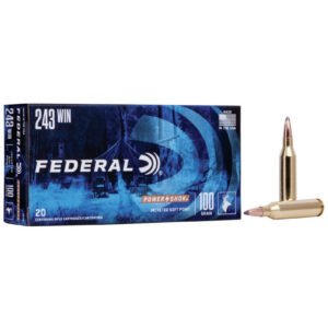 federal ammunition 243 winc, federal ammunition 243 winchester near me, riflereception available, FEDERAL AMMUNITION 243 WIN 100GR SP