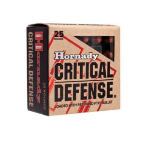 HORNADY CRITICAL DEFENSE 357 MAG 125 GR FTX 25 RDS