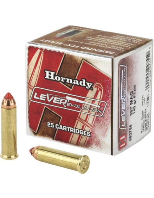 HORNADY LEVEREVOLUTION 357 MAG 140 GR FTX 25 RDS