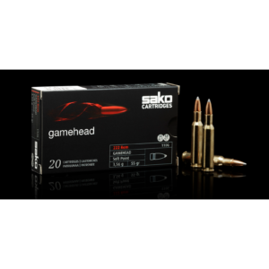 sako 223 rem, SAKO 223 REM GAMEHEAD, SAKO 223 REM GAMEHEAD SOFT POINT, SAKO 223 REM GAMEHEAD SOFT POINT 55GR