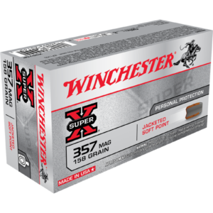 WINCHESTER 357 MAG 158GR JSP SX