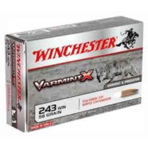 WINCHESTER VARMIT X 243, WINCHESTER VARMIT X 243 for sale, WINCHESTER VARMIT X 243 near me, WINCHESTER VARMIT X 243 WINVARMIT X 243 WIN 58GR